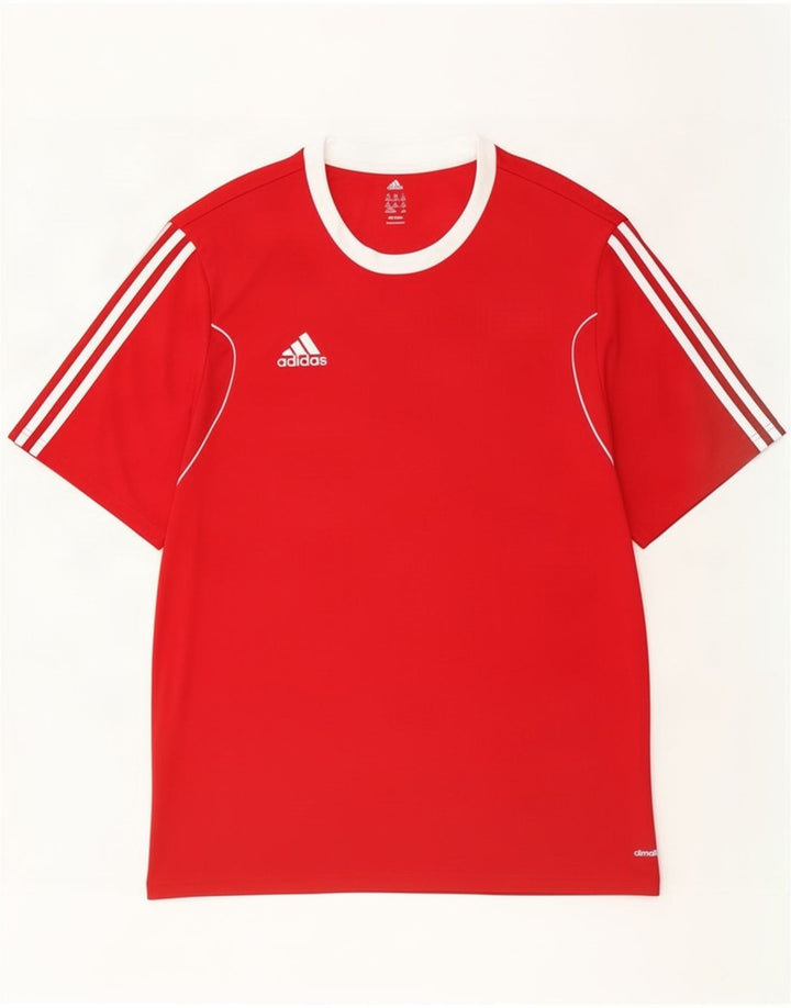 Tricou Adidas Climalite pentru bărbați Top 2XL poliester roșu