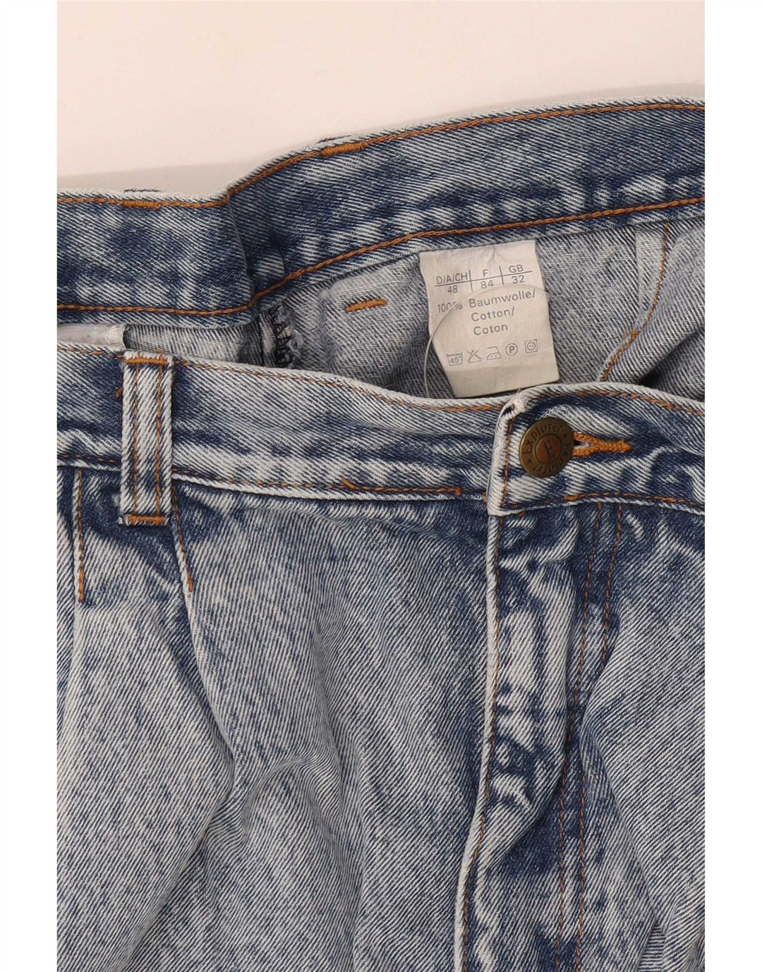Pantaloni scurți din denim pegged pentru femei Explorer W32, mare, albastru, bumbac