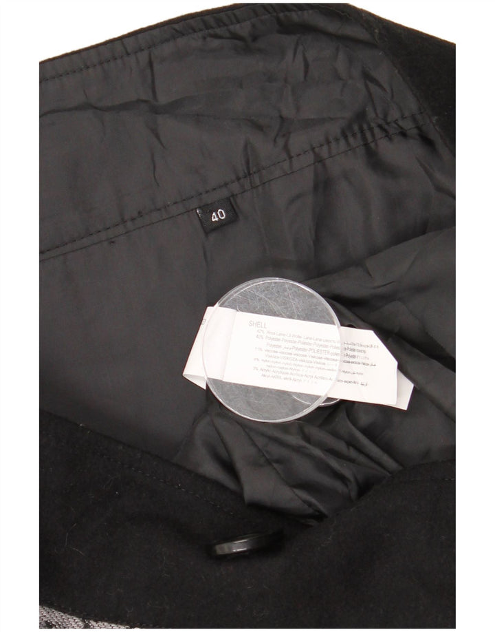 Fusta Wrap Desigual pentru femei EU 40 Medium W32 Lână neagră cu patchwork