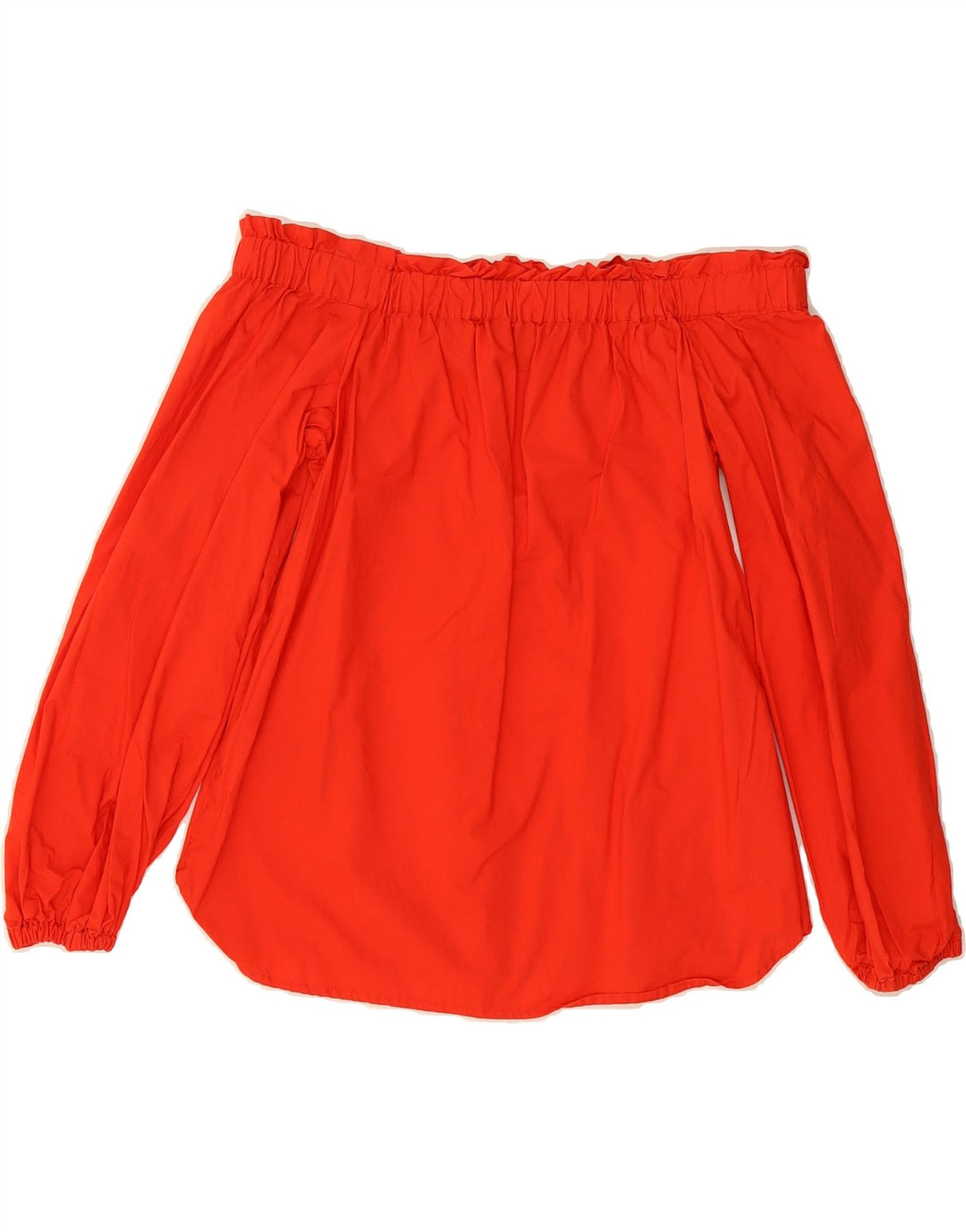 J. CREW Womens Off Shoulder Top US 0 XS Red Cotton Vintage J. Crew and Second-Hand J. Crew from Messina Hembry 