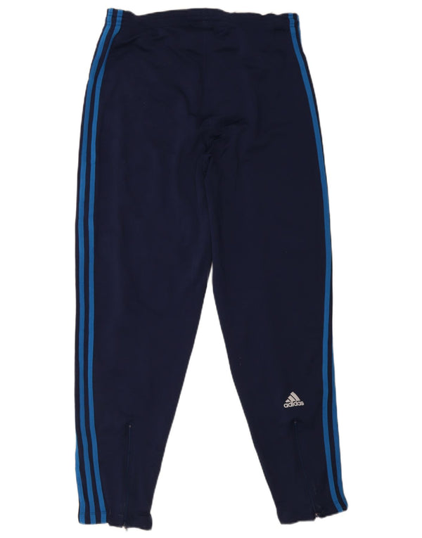 Pantaloni de trening Adidas pentru bărbați, poliester mediu albastru bleumarin