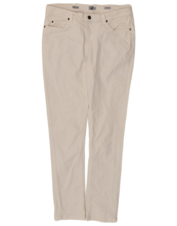 DACK'S Blugi subțiri de damă IT 44 Medium L32 L28 Bumbac alb