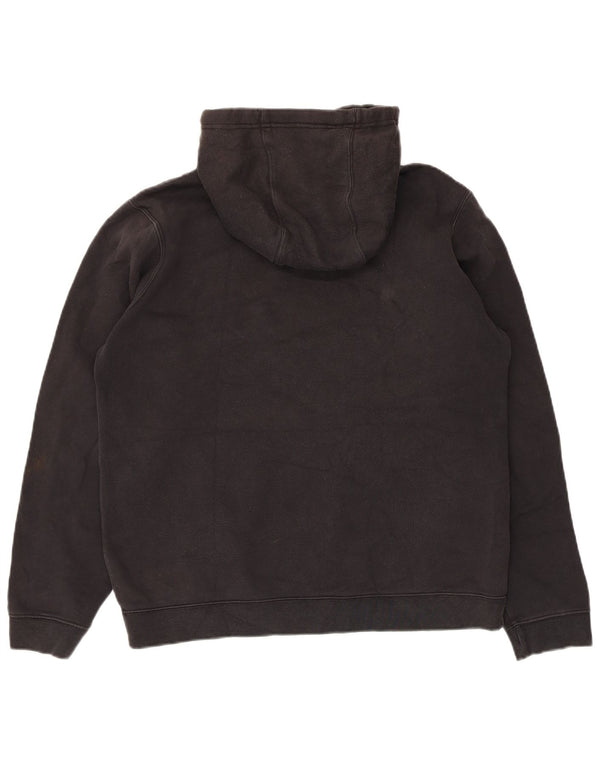 Nike Mens Hoodie Jumper Medium Black Cotton