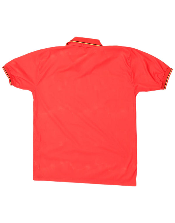 Cămașă cu mânecă scurtă Diadora pentru bărbați, Belgia 1992-1994, XL, roșu, sport