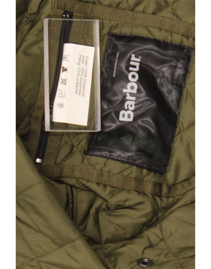 Jachetă matlasată pentru bărbați Barbour UK 42 XL Poliester verde