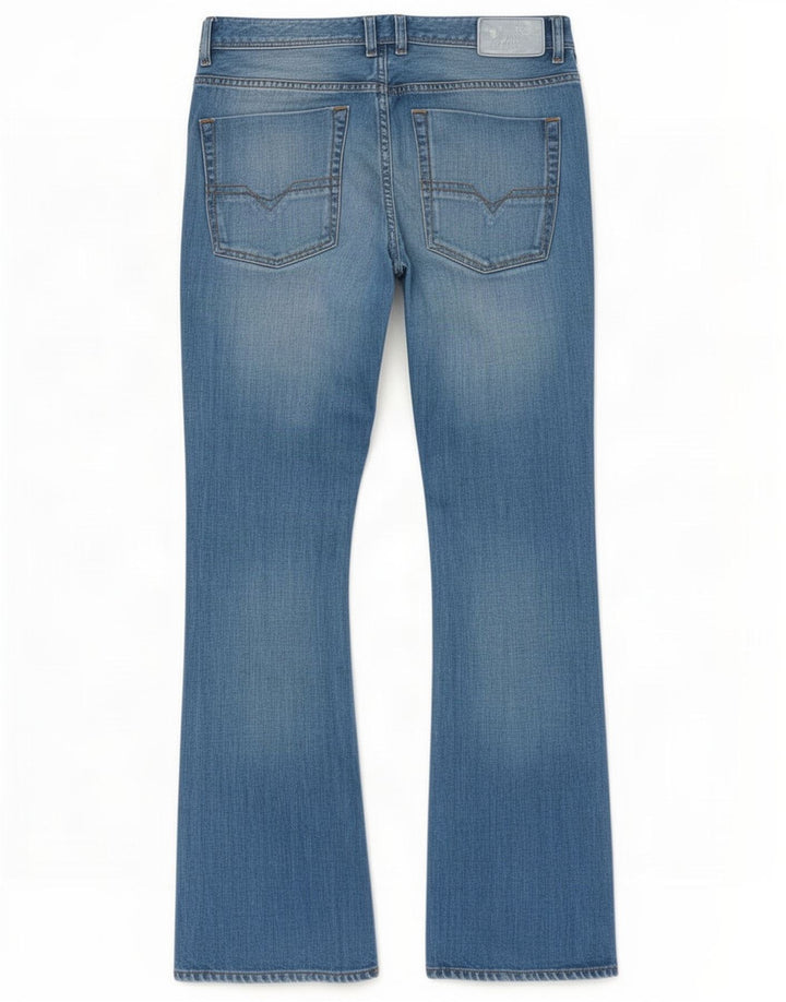 Blugi pentru bărbați Diesel Zatiny, cu tăiere obișnuită, bootcut W33 L30, bumbac albastru