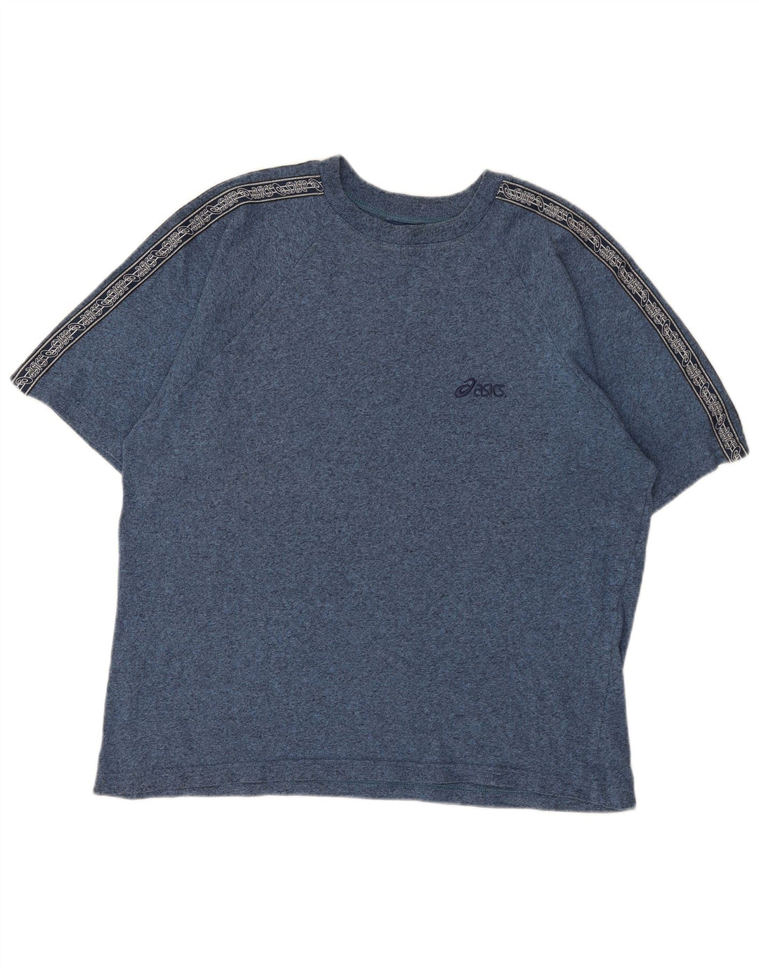 Tricou grafic Asics pentru bărbați Top mare, albastru, bumbac color bloc