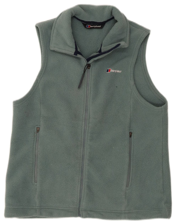 Gilet din lână pentru femei Berghaus UK 12, poliester albastru mediu