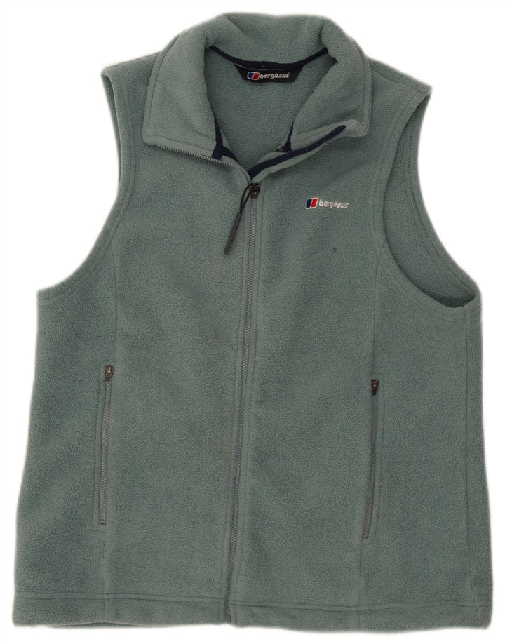 Gilet din lână pentru femei Berghaus UK 12, poliester albastru mediu