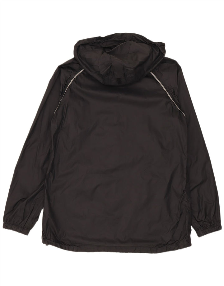 Jachetă de ploaie cu glugă pentru femei Mountain Warehouse UK 12 Medium Black Nylon