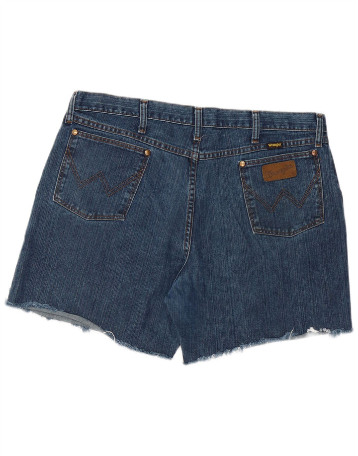 Pantaloni scurți din blugi pentru bărbați Wrangler W36, mare, albastru, bumbac