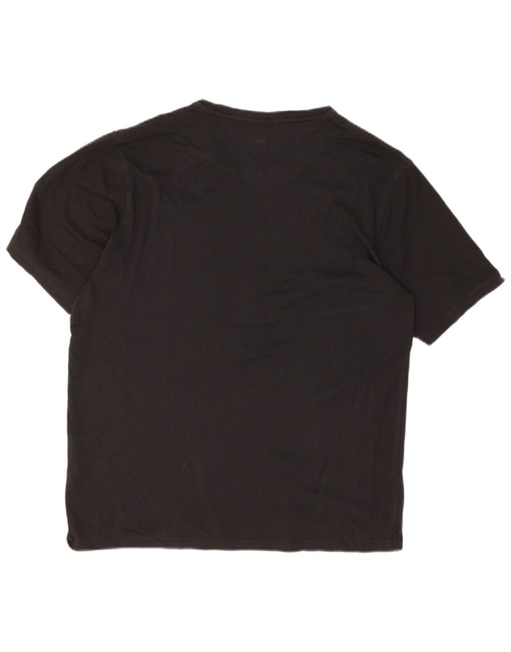 Tricou grafic pentru bărbați Dkny Top Medium Black Bumbac
