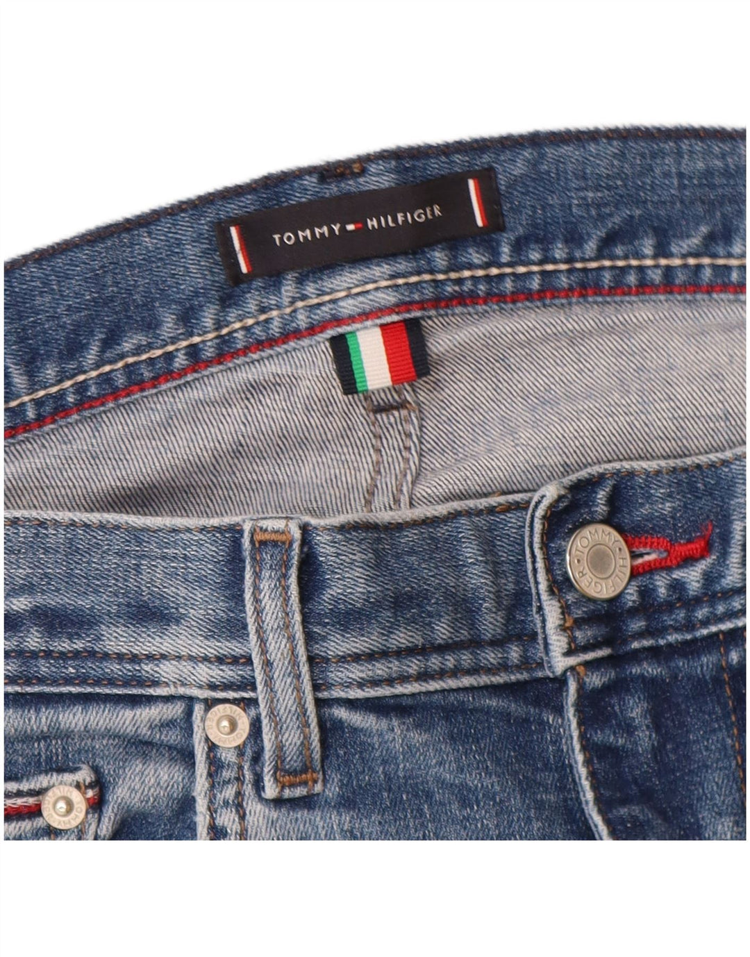 Blugi pentru bărbați Tommy Hilfiger Bleecker Slim W32 L27 Bumbac albastru