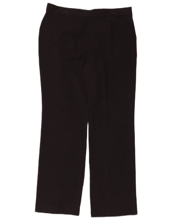 Pantaloni casual drepti pentru femei Marks & Spencer UK 12 Medium W32 L28 Negru