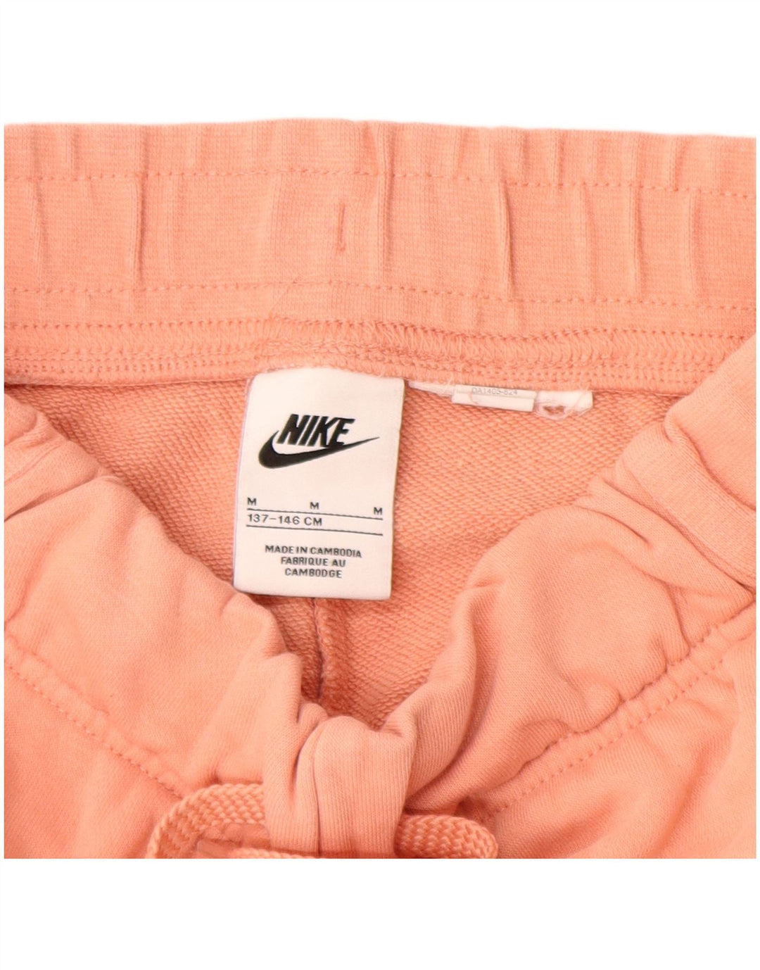Pantaloni scurti sport pentru fete NIKE 10-11 ani roz mediu