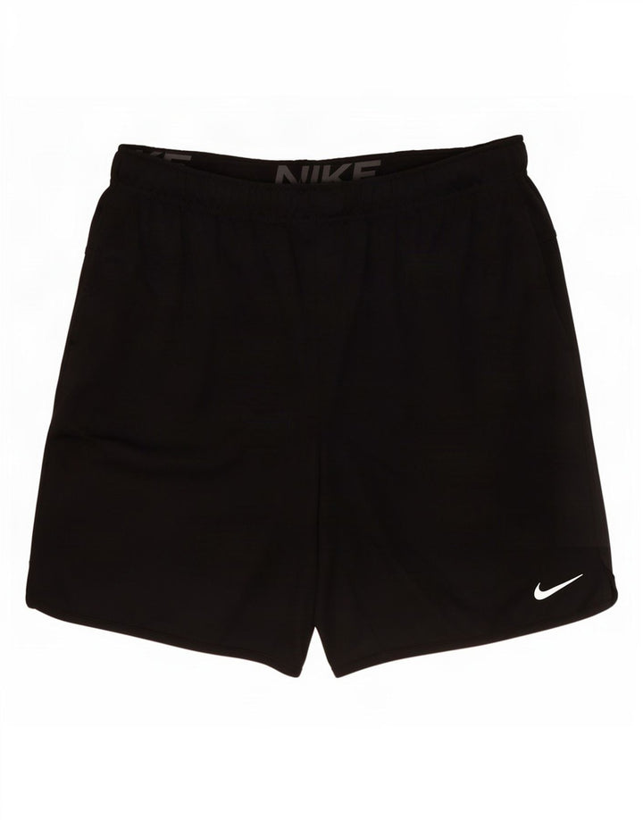 Pantaloni scurți sport Nike Dri Fit pentru bărbați, mari, negru, poliester