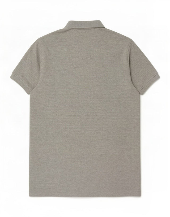 Tricou polo pentru bărbați Tommy Hilfiger, slim fit, gri mediu, bloc de culoare