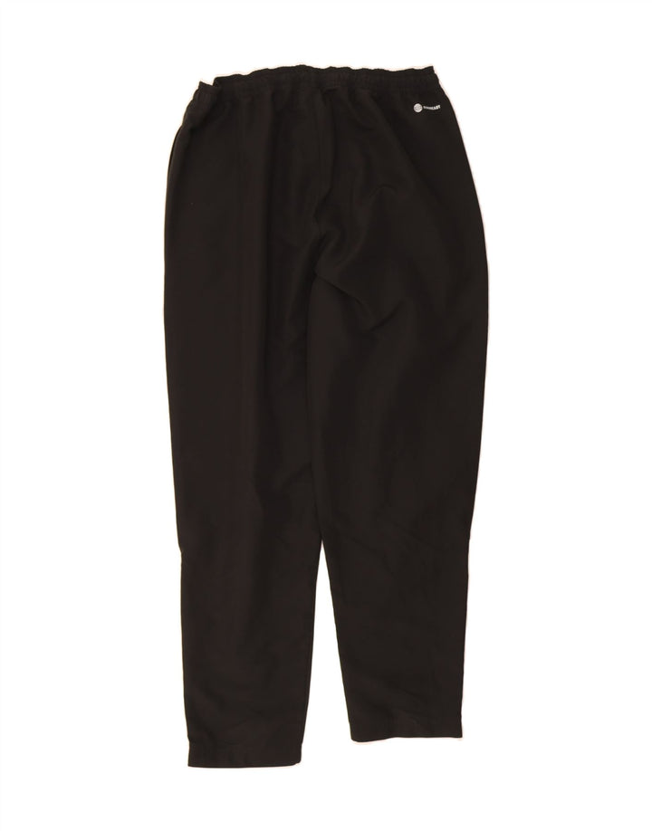 ADIDAS Mens Aeroready Graphic Tracksuit Trousers Large  Black Polyester Vintage Adidas and Second-Hand Adidas from Messina Hembry 