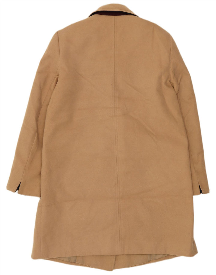 Topshop pardesiu pentru femei UK 10 mic poliester bej