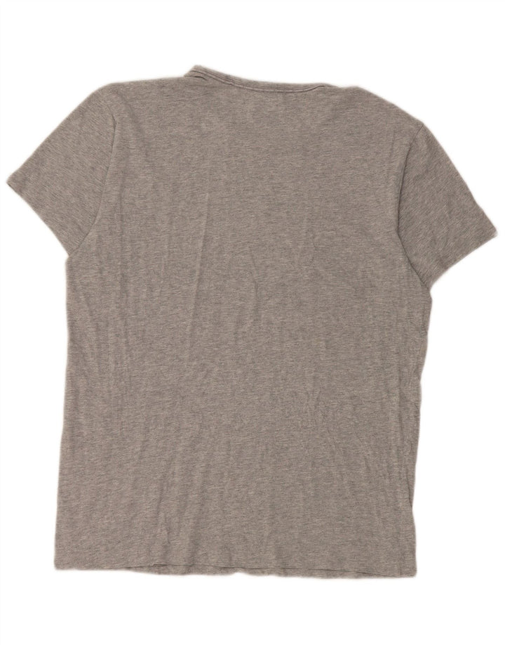 Tricou Calvin Klein pentru bărbați Top din bumbac cu pete gri mediu