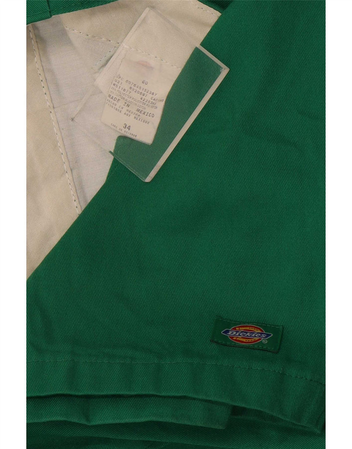 Bermude pentru bărbați Dickies W34 Poliester verde mare