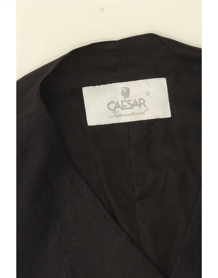 Vestă Caesar pentru femei UK 8 Small Black Paisley