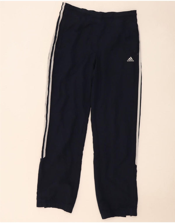 Pantaloni de trening Adidas pentru femei Joggeri UK 8 Poliester bleumarin mic