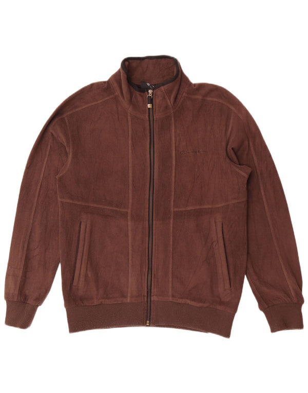 Jachetă fleece pentru bărbați Champion UK 38 Medium Brown Poliester Sports