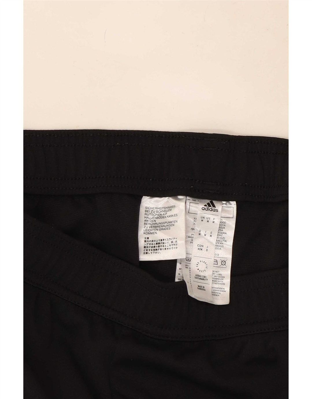Pantaloni de trening Adidas Aeroready pentru bărbați, negru mediu, poliester bloc de culoare