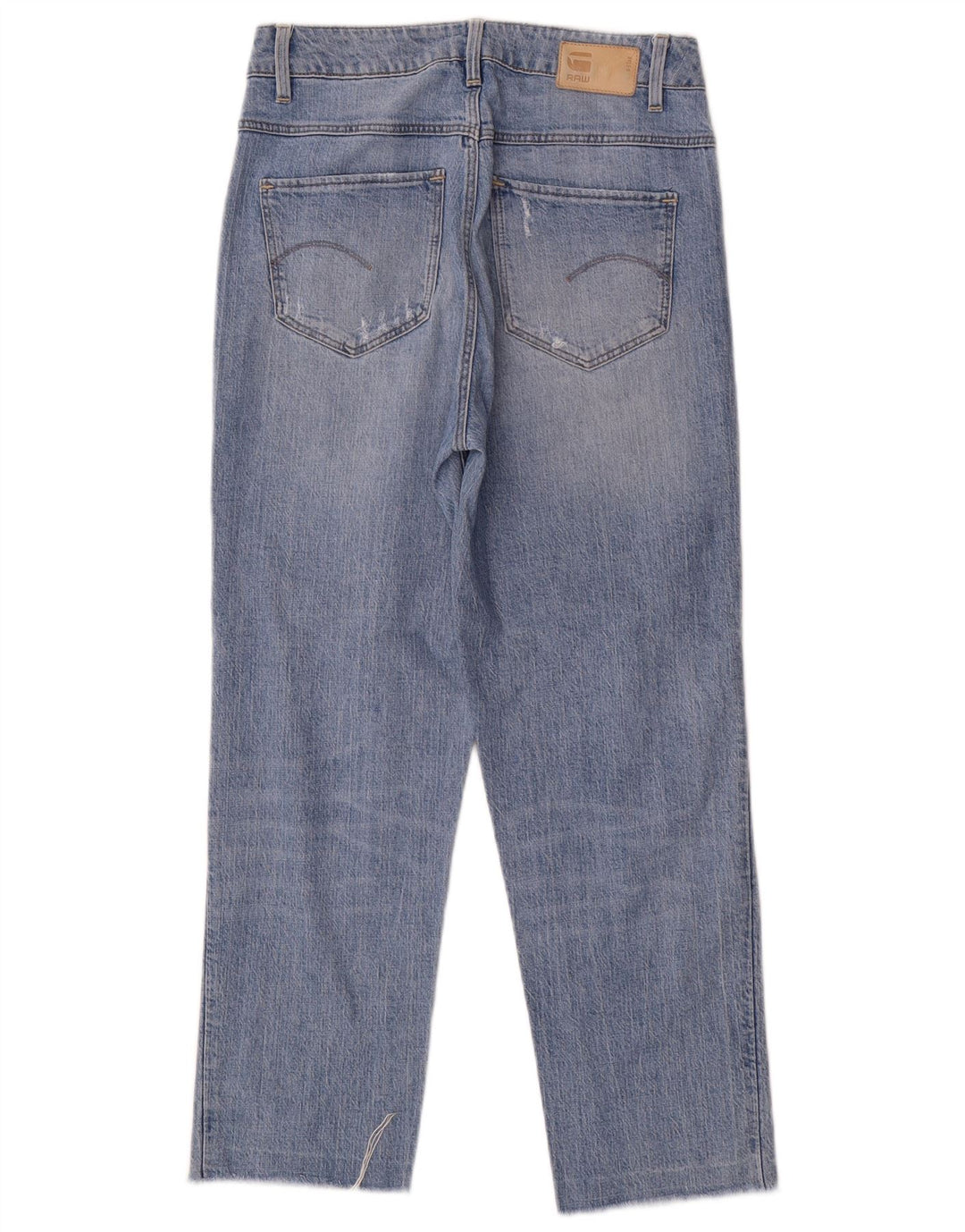 G-Star Blugi Distressed drepte pentru femei W26 L26 Albastru