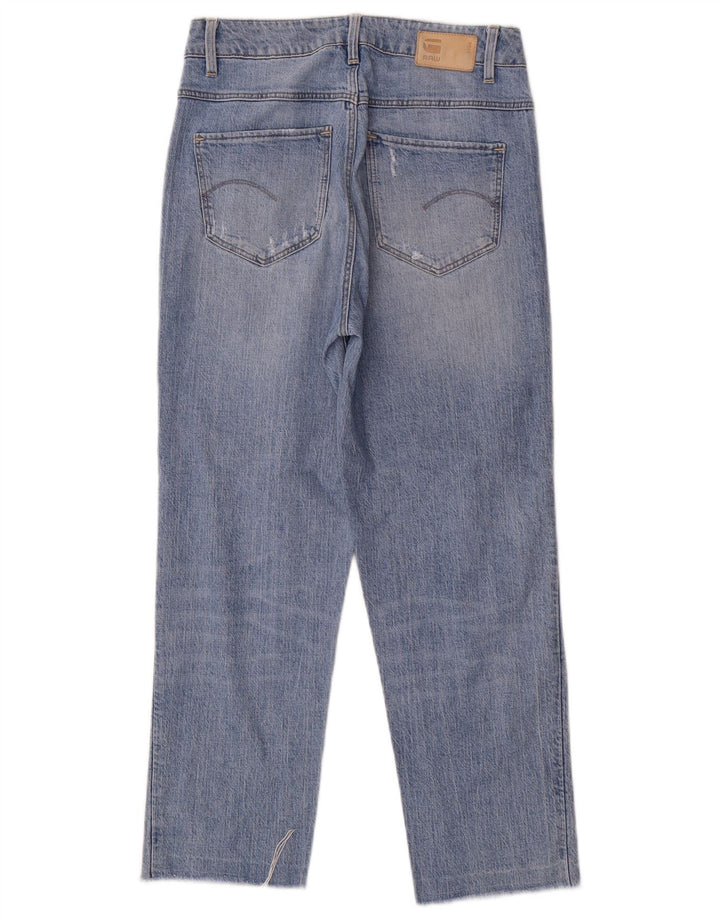 G-Star Blugi Distressed drepte pentru femei W26 L26 Albastru