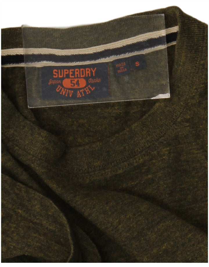 Tricou Superdry pentru bărbați Top Small Kaki Flecked