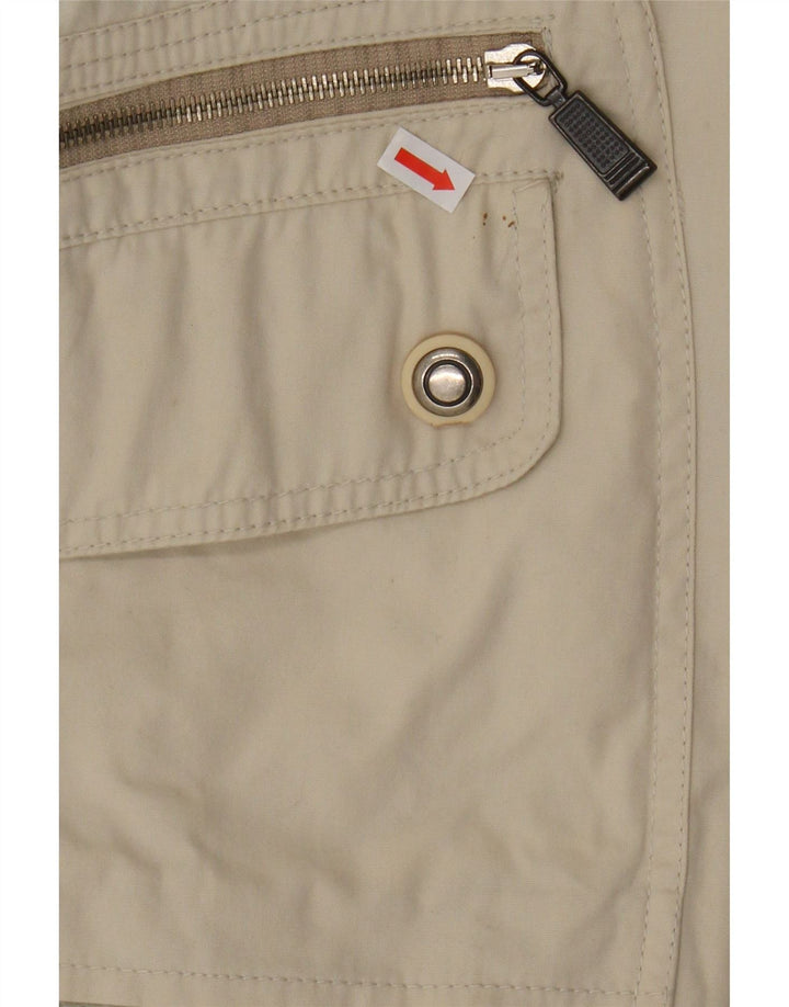 WAMPUM Mens Utility Jacket UK 40 Large Beige Nylon Vintage Wampum and Second-Hand Wampum from Messina Hembry 