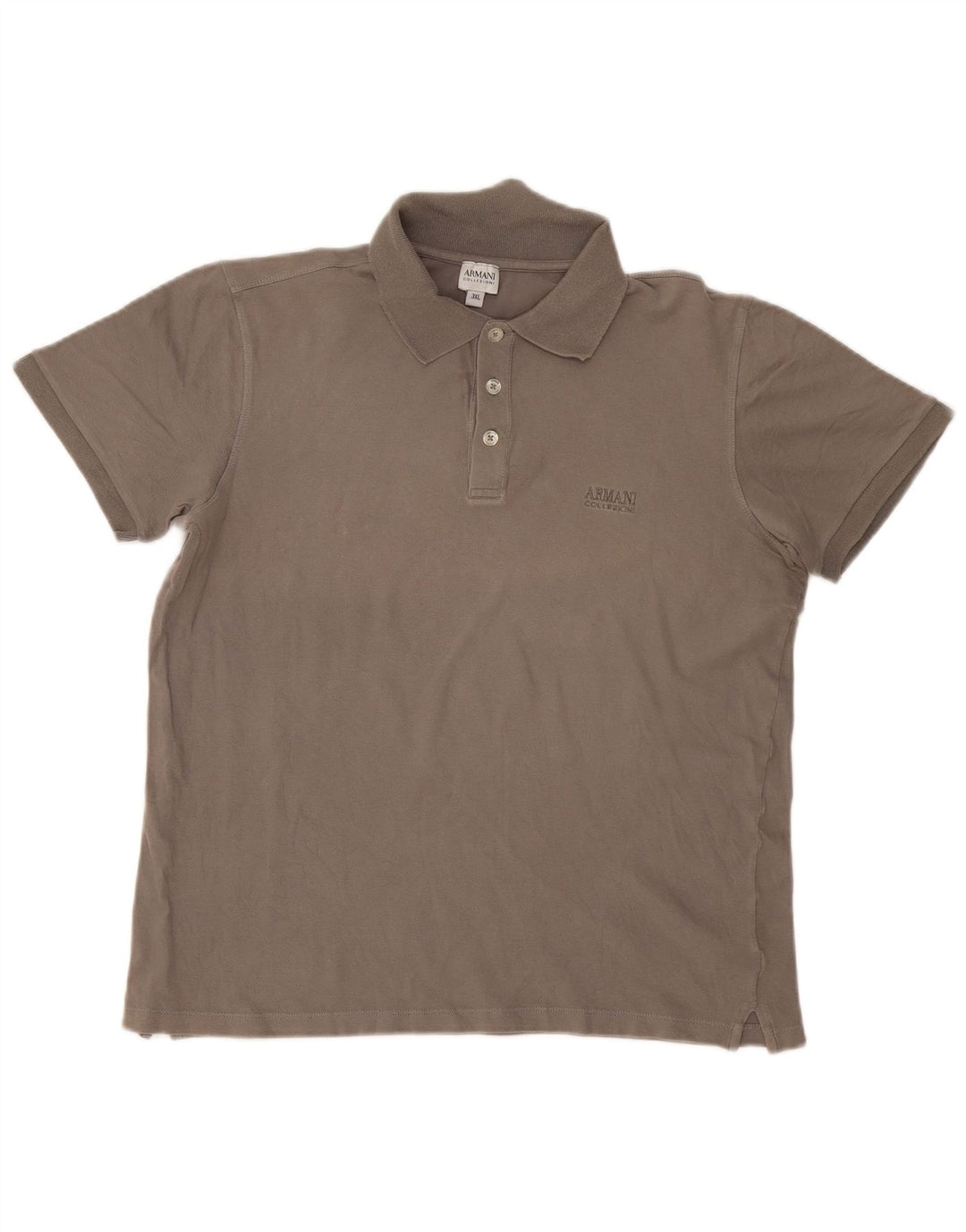 Tricou polo pentru bărbați Armani Collezioni 3XL gri