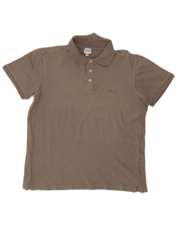 Tricou polo pentru bărbați Armani Collezioni 3XL gri