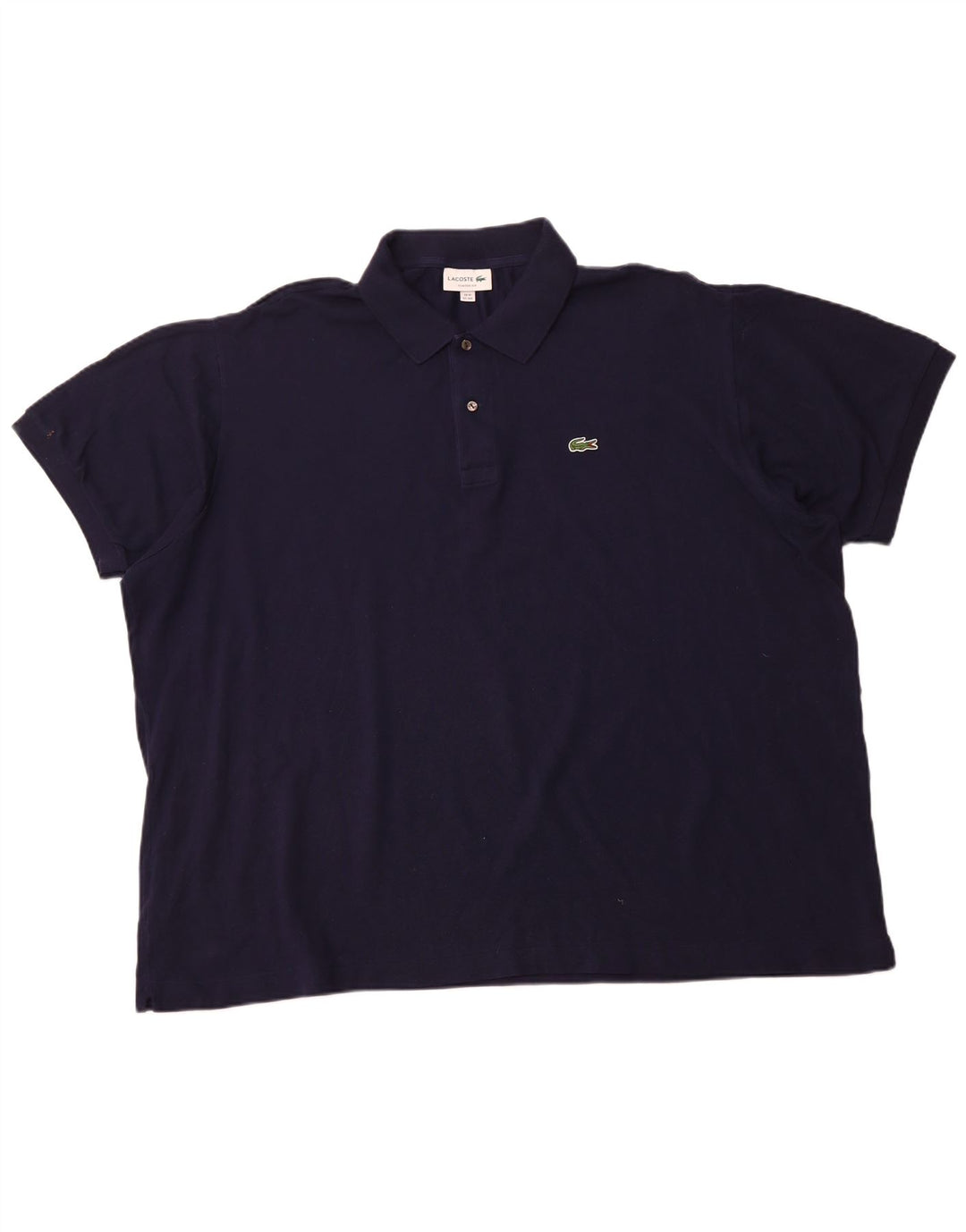 Tricou polo LACOSTE pentru bărbați, cu tăiere clasică, mărimea 10 5XL, bumbac bleumarin