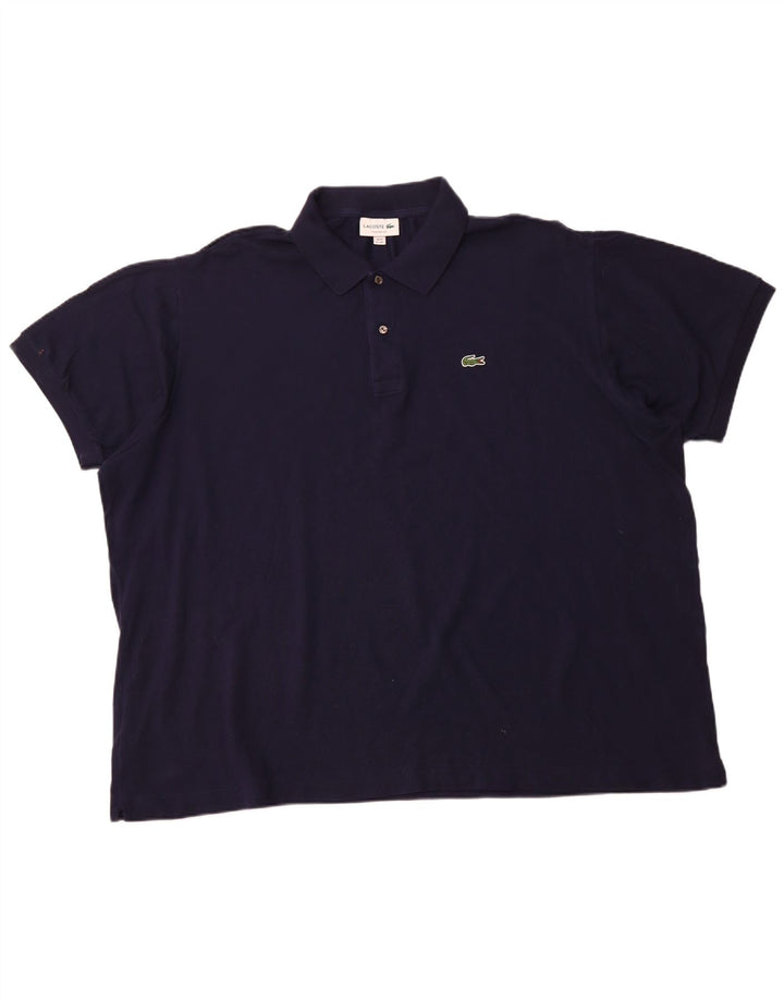 Tricou polo LACOSTE pentru bărbați, cu tăiere clasică, mărimea 10 5XL, bumbac bleumarin