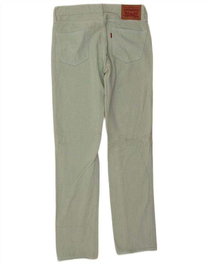 Pantaloni casual Levi's 511 Slim pentru bărbați, L30 L32, bumbac verde