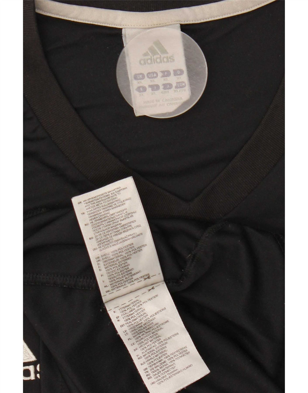 Tricou pentru bărbați Adidas Top XL Poliester negru