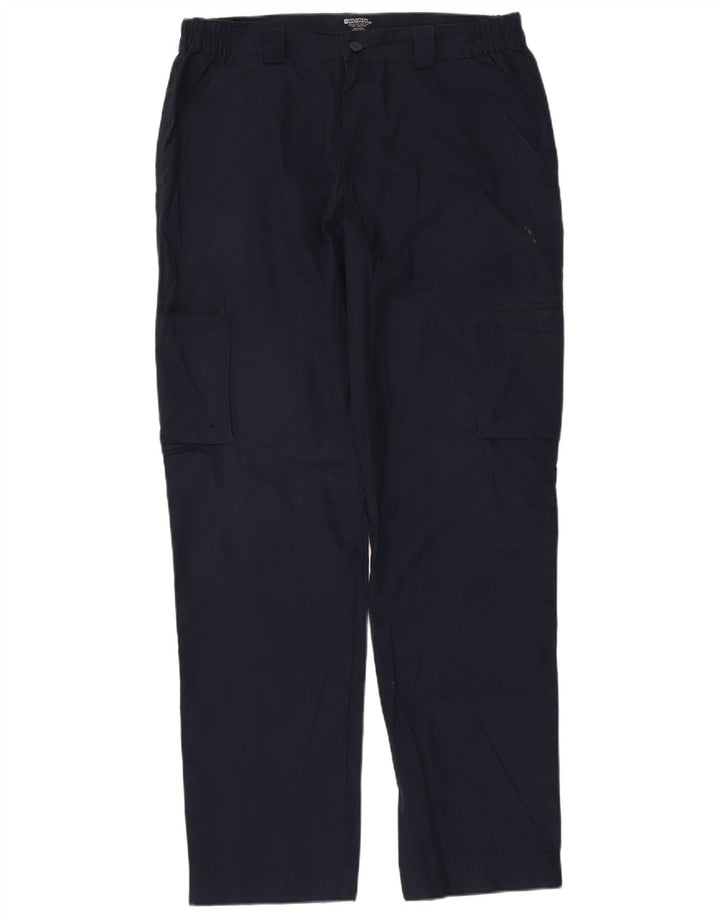 Pantaloni cargo drepti pentru femei Mountain Warehouse L36 L34 bleumarin