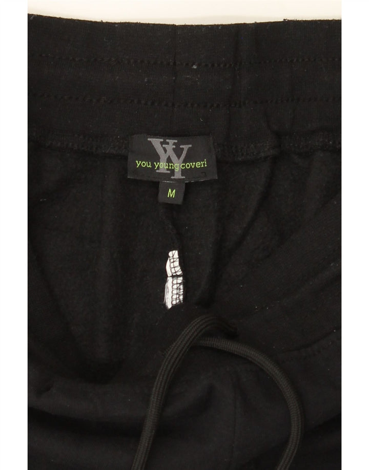 COVERI Boys Tracksuit Trousers Joggers 13-14 Years Medium Black Vintage Coveri and Second-Hand Coveri from Messina Hembry 
