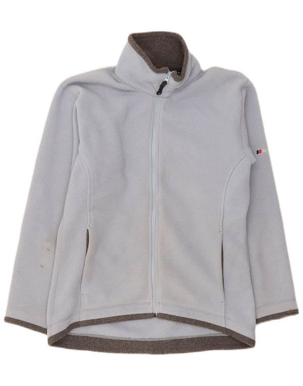 Jachetă fleece supradimensionată pentru femei Berghaus UK 10 Small Blue Colorblock