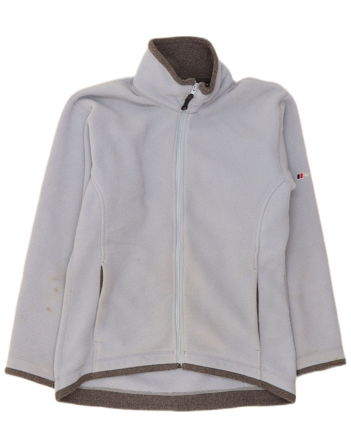 Jachetă fleece supradimensionată pentru femei Berghaus UK 10 Small Blue Colorblock