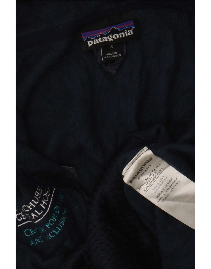 Jachetă pentru femei Patagonia Graphic Fleece UK 10 Small Bleumarin Poliester
