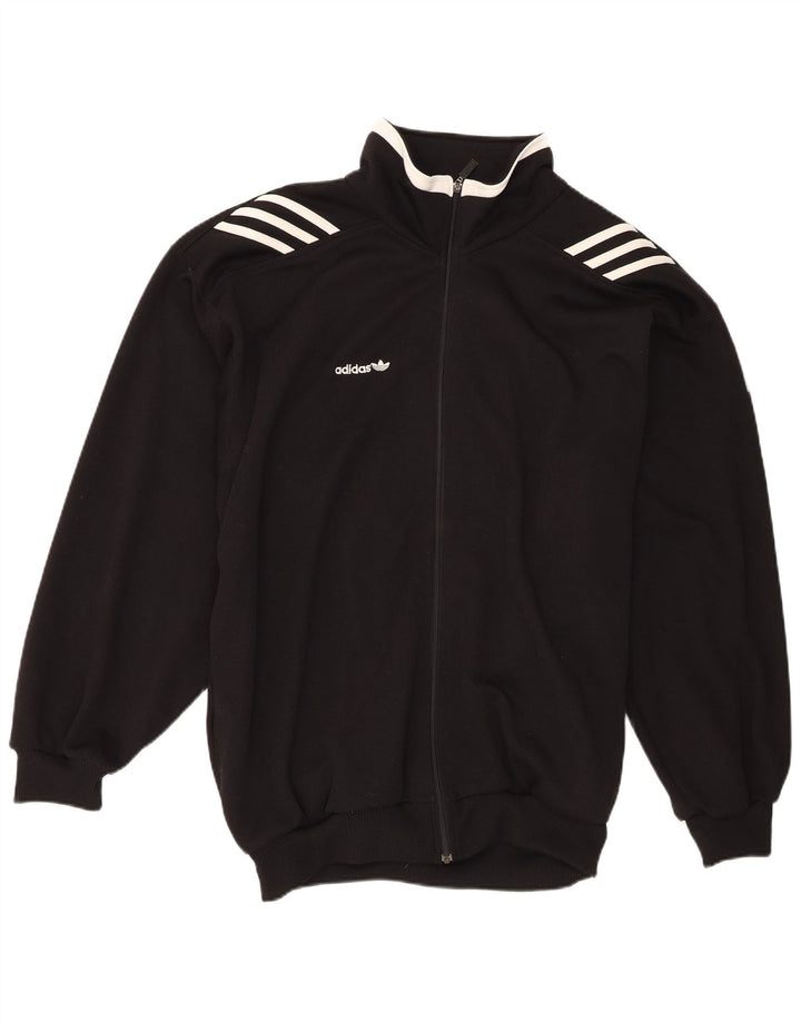 Jachetă de trening pentru bărbați Adidas UK 48/50 XL Poliester negru