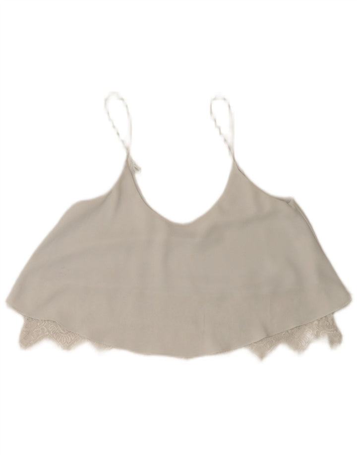 Top camis pentru femei Zara UK 10 Small White
