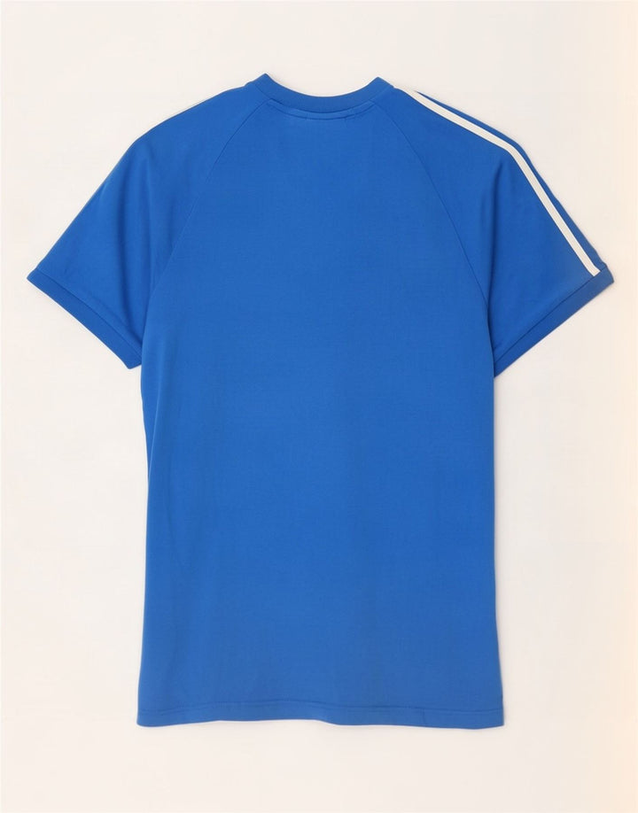 Tricou pentru bărbați Adidas Top Medium Blue Bumbac