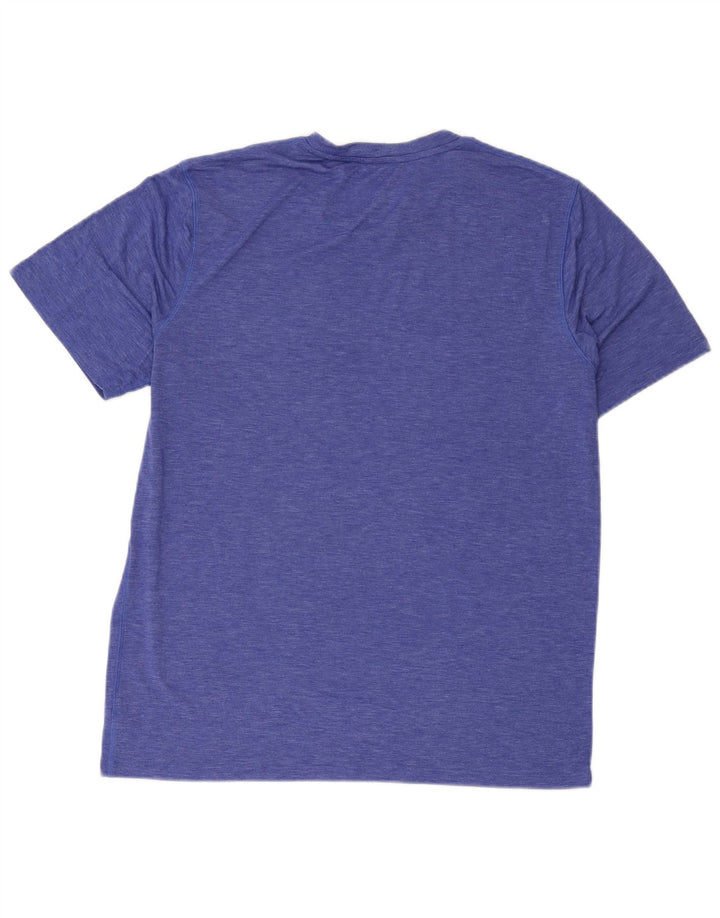 Tricou pentru bărbați Champion Top mare din poliester cu pături albastre