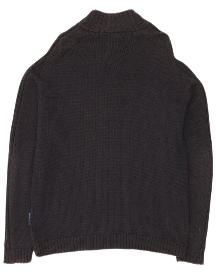 COTTON REPUBLIC Pulover Cardigan pentru bărbați Bumbac mediu albastru bleumarin