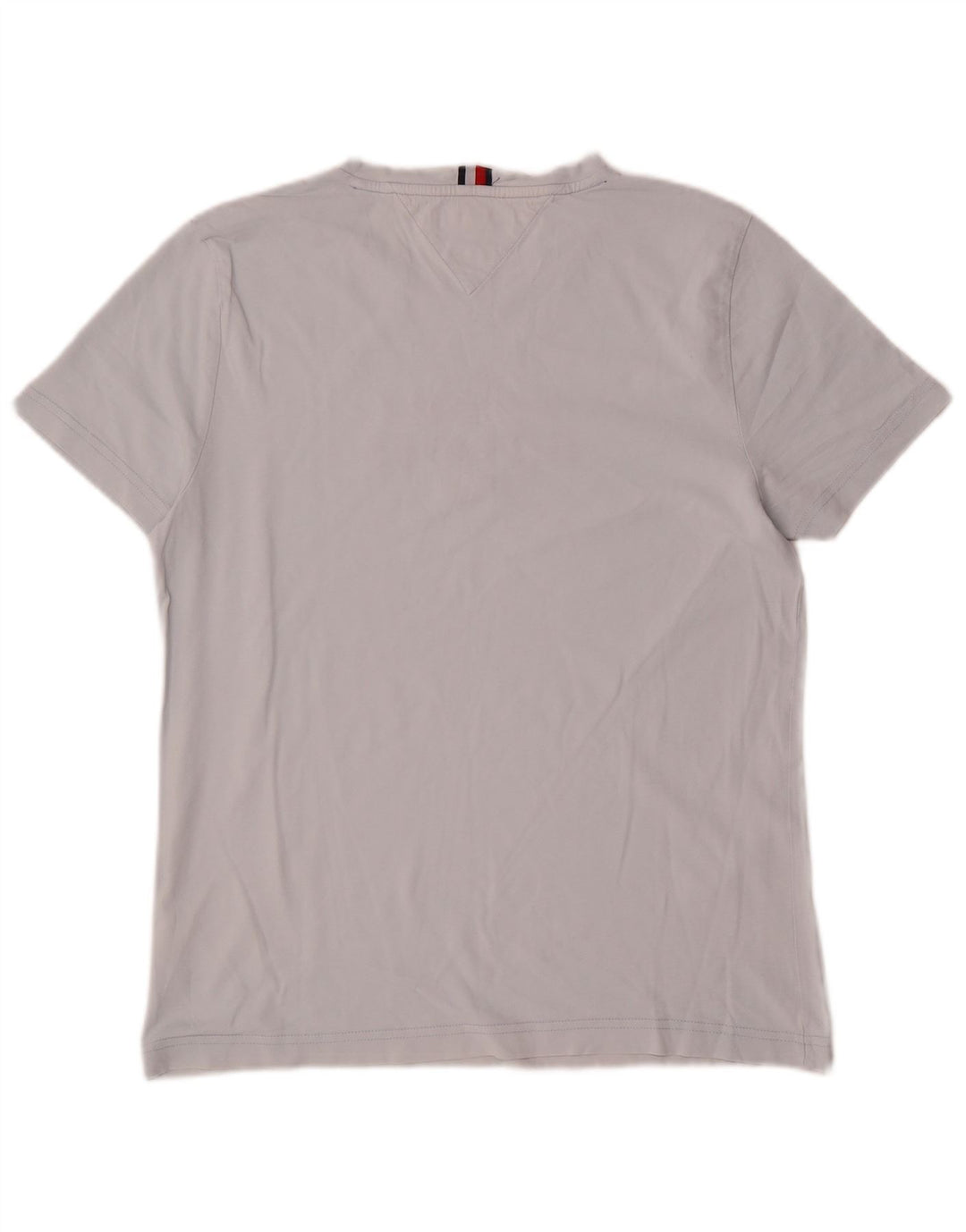 Tricou grafic Tommy Hilfiger pentru bărbați Top din bumbac gri mediu